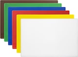 thumbnail of Juego de tablas de cortar Hygiplas Standard de baja densidad (6 piezas)