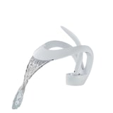 thumbnail of NAVIS | Design Waterval Kraan Badkamer Wit Badkamer Kraan | Elegante premium roestvrijstalen kraan voor spoelbakken | Hotelmengkraan 2 aansluitingen