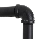 thumbnail of Standregal HWC-C45, Wohnregal Bücherregal Ablageregal, Industriedesign Holz Metall, 165x80x28cm ~ dunkelgrau