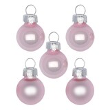 thumbnail of 25 Weihnachtskugeln 2cm Glas Christbaumkugeln Weihnachtsbaumkugeln hellrosa
