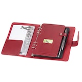 thumbnail of Ruitertassen Terminplaner A5 (20x24cm) Leder rot Terminkalender mit Systemeinlage und Kalender 1 Woche auf 2 Seiten