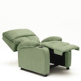 thumbnail of Poltrona relax reclinabile poggiapiedi portaoggetti Laura Light - Verde-SR6201FVC