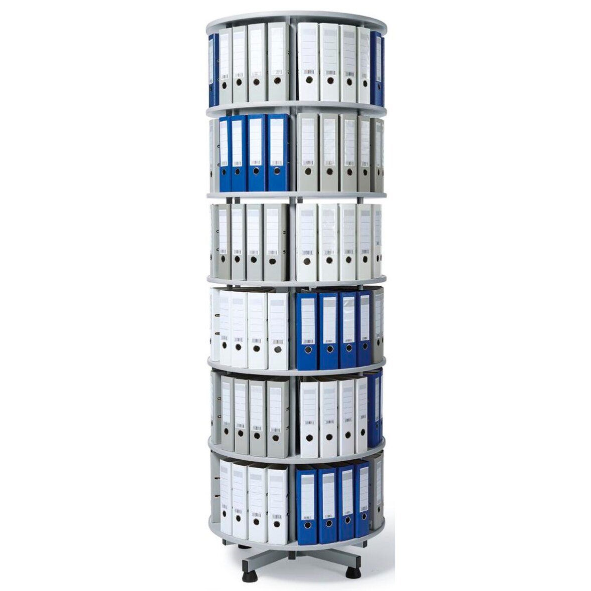 Ordnersäule 6 Etagen 800mmx2390mm lichtgrau