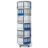 thumbnail of Ordnersäule 6 Etagen 800mmx2390mm lichtgrau