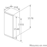 thumbnail of Réfrigérateur intégrable 1 porte 4 étoiles KIL72AFE0