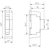 thumbnail of Theben Stromstoßschalter OKTO S12-230 3120120