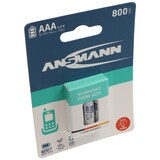 thumbnail of Telefon Akku AAA NiMH 800mAh ideal für schnurlose DECT Telefon