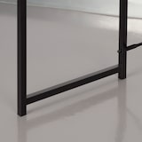 thumbnail of Max Home Secretária em madeira e aço 100x40x70 cm