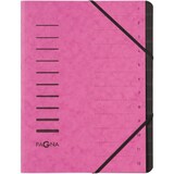 thumbnail of Ordnungsmappe A4 12 Fächer dunkelrosa 1-12