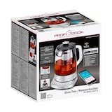 thumbnail of ProfiCook PC-WKS 1167 G Tee-/Wasserkocher 1,5l 2200Watt Edelstahl/Glas