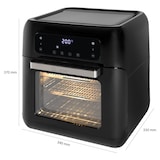 thumbnail of Four à air chaud 11L 1500W  FR 3747H Noir usage non-intensif Clatronic