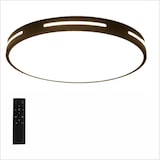 thumbnail of LED-Deckenleuchte 40W mit einstellbarem Lichtton und dimmbar, mit Fernbedienung + APP, Ø40cm, Schwarz.