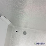thumbnail of Tiefkühltruhe ICEMAN | 1x abschließbare Edelstahldeckel +LED | 469 Liter, HxBxT 84x149,2x74,3cm | -18/-24°C | Weiß/Edelstahl + CHEFGASTRO Geschirrtuch