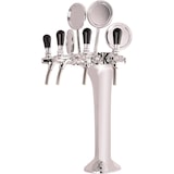 thumbnail of Schanksäule Chrom 4-leitig, elegant, `Topp-Qualität!` (Paketpreis)