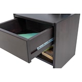 thumbnail of Nachttisch Holz Nachtkonsole Buche wenge 40 x 33 cm CAMPINO