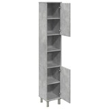 thumbnail of vidaXL Badezimmerschrank Betongrau 30x30x179 cm Holzwerkstoff