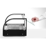 thumbnail of HENDI Beheiztes Thekendisplay, schwarz,  220-240V/800W, 554x376x(H)311mm