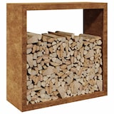 thumbnail of Brennholzregal 100x40x100 cm Cortenstahl