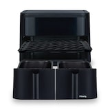 thumbnail of H.Koenig Friggitrice ad aria FRY900, Capacità 2x4,5L, Regolabile 80-200°C,  Timer 60min, 8 Programmi, Touch Screen