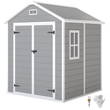 thumbnail of Outsunny-Gartenhaus-182L x 151B x 219H cm-Grau