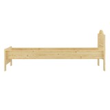 thumbnail of Kieferbett natur Einzelbett Bettrahmen Futonbett 90x200 Massivholzbett ohne Rollrost 60.37-09 oR