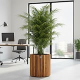 thumbnail of Pflanzgefäß Akazienholz D31 x 35 cm Braun