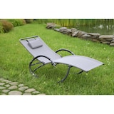 thumbnail of Schaukelliege LUCIA Stahl Grau Stahl Sonnenliege Relaxliege Gartenliege