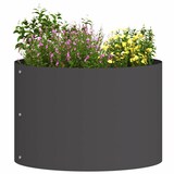 thumbnail of vidaXL Gartenblumentopf Schwarz 30 x 30 x 20 cm Stahl
