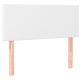 thumbnail of vidaXL Boxspringbett mit Matratze & LED Weiß 90x200 cm Kunstleder