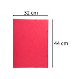 thumbnail of Exacompta 59503E 5x Sammelmappe mit Gummizug und 3 Klappen aus Colorspan-Karton 600g/qm, für Format DIN A3 - Rot