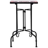 thumbnail of Mosaik-Beistelltisch Terrakotta und Weiß Keramik