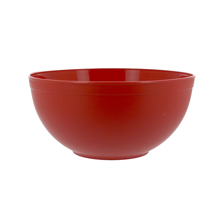 MONOUSO - Wiederverwendbare langlebige Schale PP Mineral Rot 2.000ml Ø20cm (1 Stück)