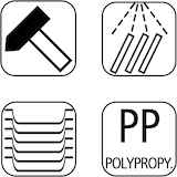 thumbnail of APS GN 1/1 APS Fast Food tray 53 x 32,5 cm, H: 2 c