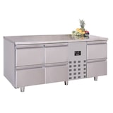 thumbnail of Gastro Edelstahl Kühltisch Kühltheke Monoblock -2/+8°C 6 Schubladen 385L