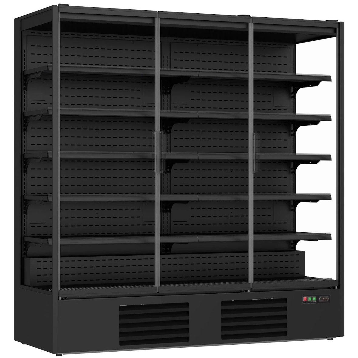 CombiSteel Wandkoeling | MARCO | Zwart | +2°C/+8°C | Geforceerd | Draaideuren | 1935x740x2010(h)mm