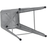 thumbnail of CHEFGASTRO Barhocker PALM BEACH HxBxT 77x43x43cm Metall Silber Barstuhl