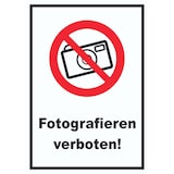 thumbnail of Fotografieren verboten Schild Keine Photos A1 (594x841mm)