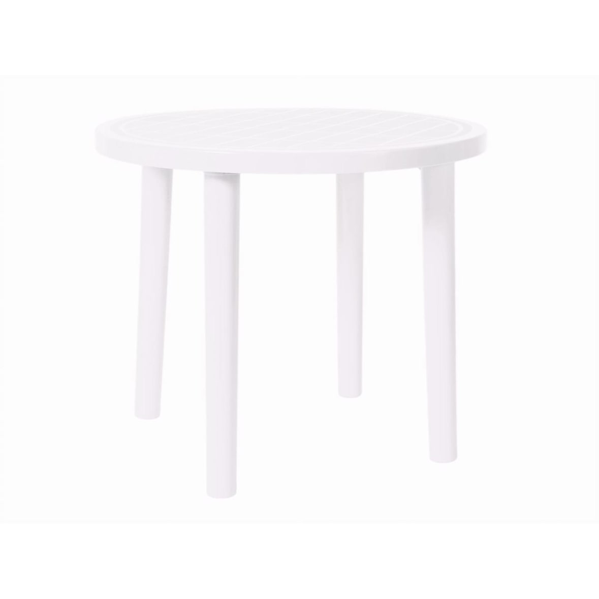garbar OLOT Mesa Redonda Interior, Exterior Ø86 Branco