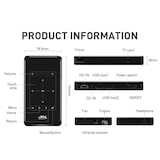 thumbnail of Vidéoprojecteur Android 4K Ultra HD Portable Smart DLP Avec Télécommande Infrarouge Noir YONIS
