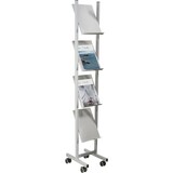 thumbnail of helit Prospektständer H6813399 4xDIN A4 silbergrau