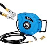 thumbnail of Avvolgitubo Aria Compressa Tubo Professionale Attacco 1/4\ Fissaggio Parete Muro Sistema Blocco Automatico Riavvolgitore Pressione 24 Bar 10 + 1 Mt"