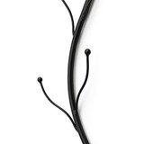 thumbnail of DanDiBo Wandgarderobe Schwarz Metall 2er Set Flora Garderobe Wand 93861 Garderobenhaken Flurgarderobe Kleiderhaken Hakenleiste