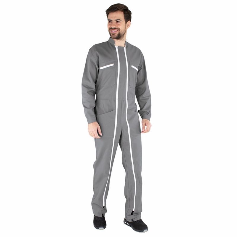 Lafont - Combinaison de travail double fermeture à glissière BRAVE Gris Taille 2XL