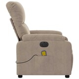 thumbnail of vidaXL Massagesessel Elektrisch Taupe Mikrofasergewebe