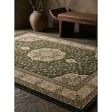 thumbnail of Teppich Waschbar Orient-Design Modern Strapazierfähig Esszimmer Flur Grün 300x400 cm OEKO-TEX Schadstoffgeprüft – SELVA von Kadima Design