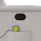 thumbnail of vidaXL Massagestoel verstelbaar stof wolk grijs