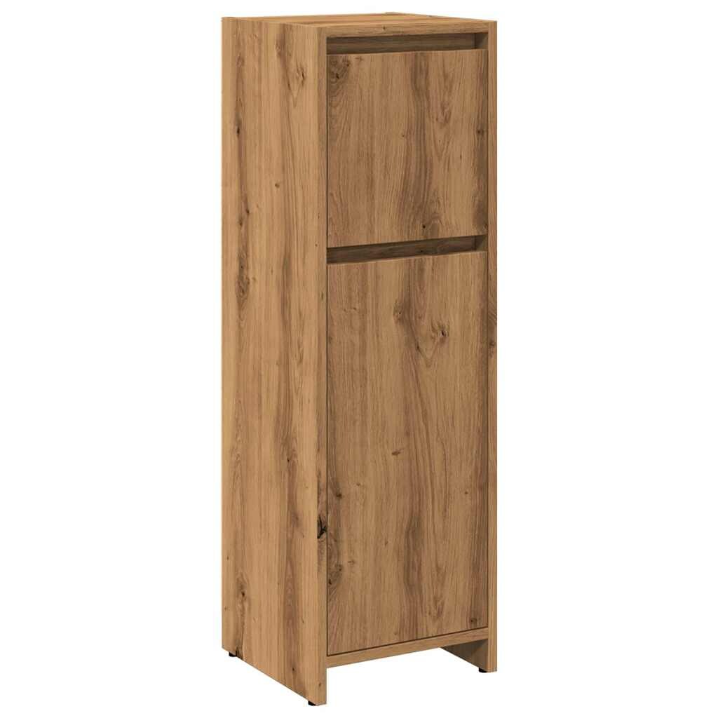 vidaXL Badschrank Artisan-Eiche 30x30x95 cm Holzwerkstoff