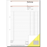 thumbnail of Rechnung A4 hoch 1. und 2. Blatt bedruckt selbstdurchschreibend 2x40 Blatt