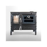 thumbnail of Vrijstaande houtkachel met oven - 214 3D