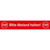 thumbnail of Fußbodenaufkleber »Bitte Abstand halten!«, selbstklebend für glatte Böden